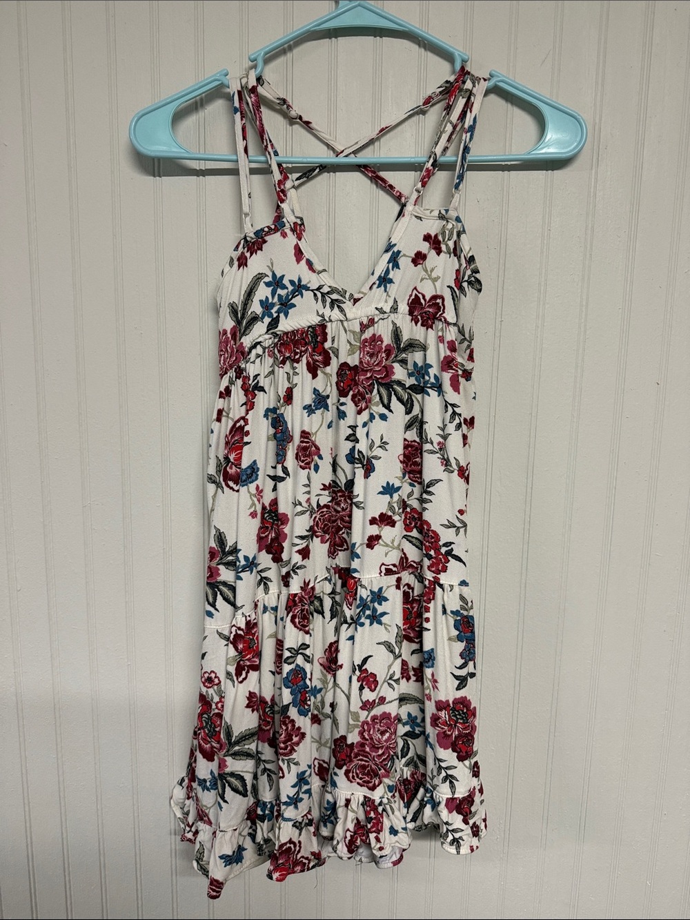 American Eagle Outfitters Floral Babydoll Midi Dress